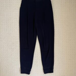 Uniqlo Black Trousers Modern Fit Elastic Cuffs